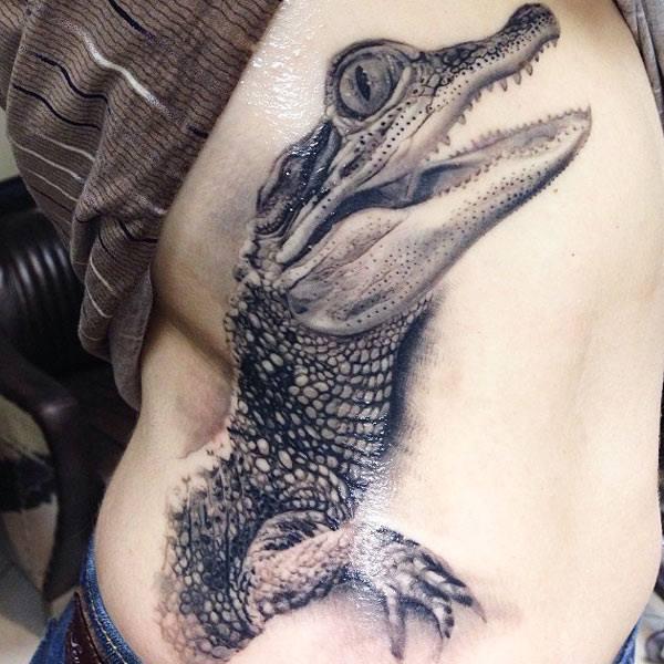 Baby Crocodile Tattoo