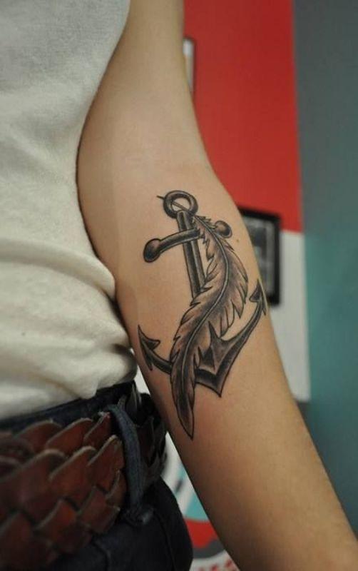 Anchor-with-Feather-Tattoo-Designs.jpg (502×800)