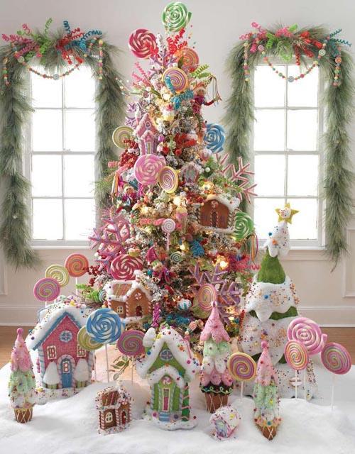 
Candy land inspired Christmas tree