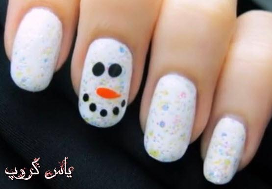 Snowman Nails - Winter Christmas Nail Art