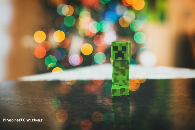 All sizes | Minecraft Christmas [8/25 Days of Christmas Bokeh] | Flickr - Photo Sharing!