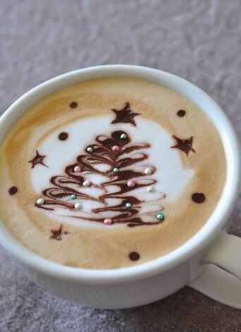 Christmas tree coffee