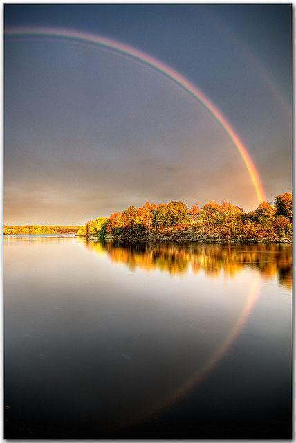 Rainbows have reflections 