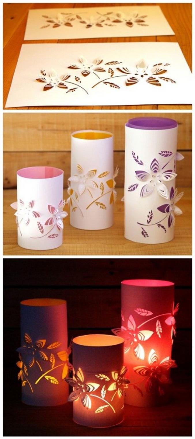 DIY Dimensional Paper Lanterns Tutorial