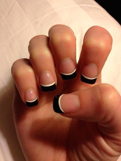 French Tip Mani Designs