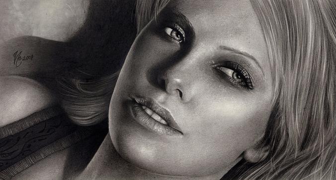 Charlize Theron by Haliestra