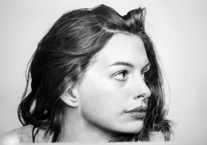 Anne Hathaway by francoclun on DeviantArt