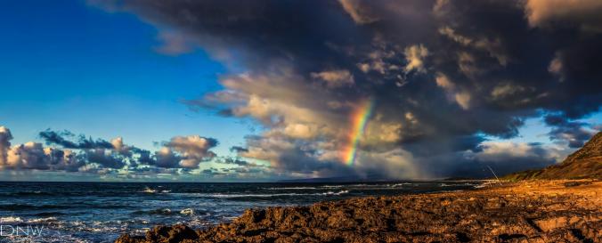 Rainbow Over Mokuleia by Dallas Nagata White / 500px