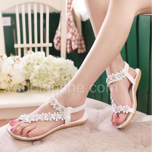 Fashion Flower Comfortable Flat Sandals
