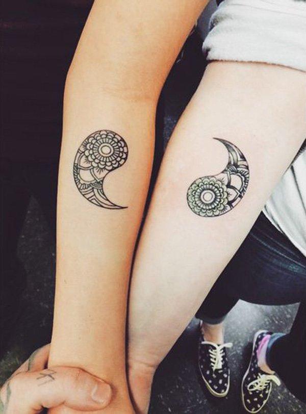 Separate Yin Yang tattoos on each arm. You can be artistic and ink the two aspects of the Yin Yang on one arm and one on the other. The intr...