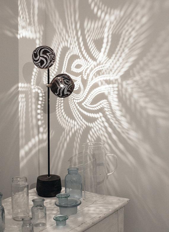 Handmade Designer Table Lamp  'Table Duet' by SKURAdesign on Etsy