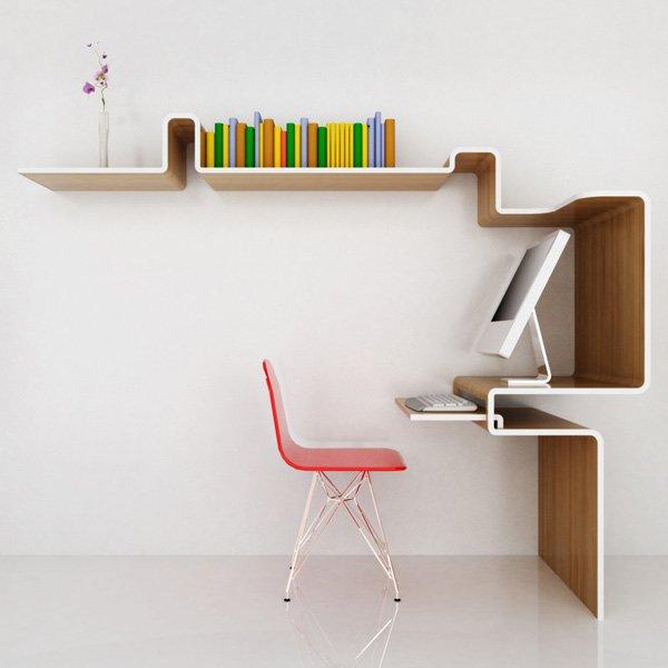 This one isn’t like the other folding furniture. However, with the working area, the keyboard place could be inserted into a space and the s...