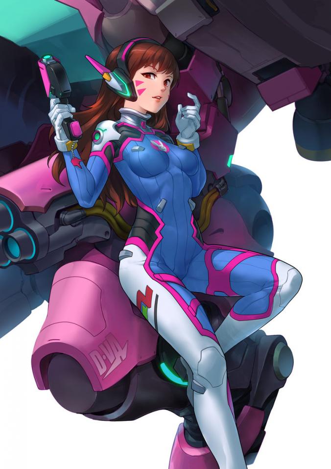 D.VA from Overwatch by asuka111