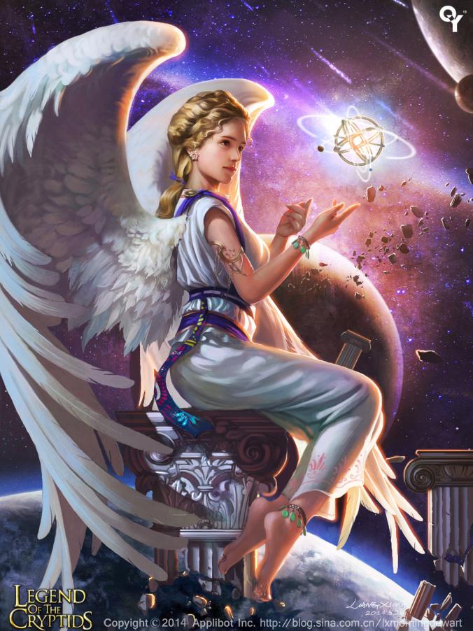 Cosmic planetary angels1 by Liang-Xing