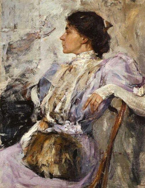 Artwork by Nicolai Fechin - Portrait of a Lady, (1908) | Painting | Artstack - art online