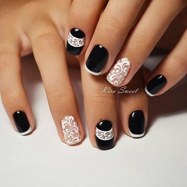 Who says only bright colors are needed for summer? You can definitely use black and whites and combine them to create a perfect summer nail ...