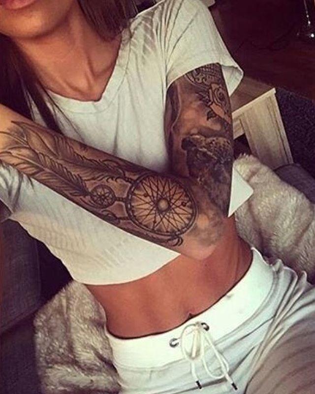 Beautiful sleeve  tattoos.

