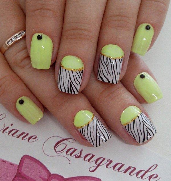 If you think a neon yellow nail polish is not working, why not add some animal prints? The design is bound to make you stand out. But rememb...