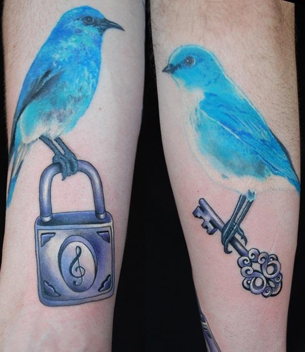 Insanely Gorgeous Blue Tattoos in Trend (24)