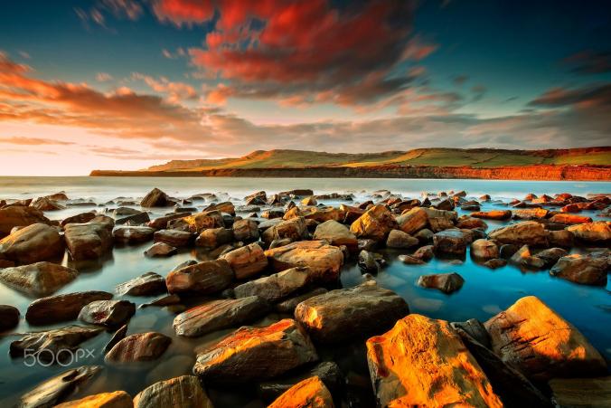 The Red Rocks Of Kimmeridge by The Narratographer