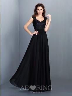 A-Line Floor-Length Dress 50456