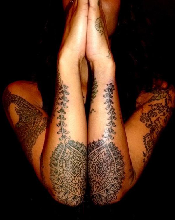 Arm Tribal Tattoos for Women