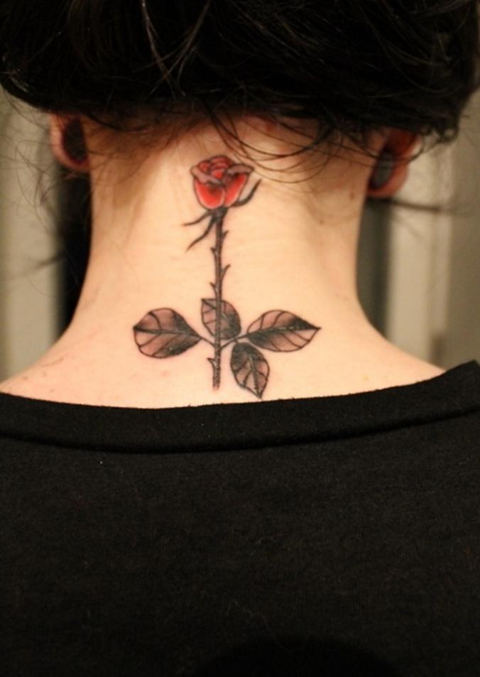 Rose Tattoo Designs for Girls45