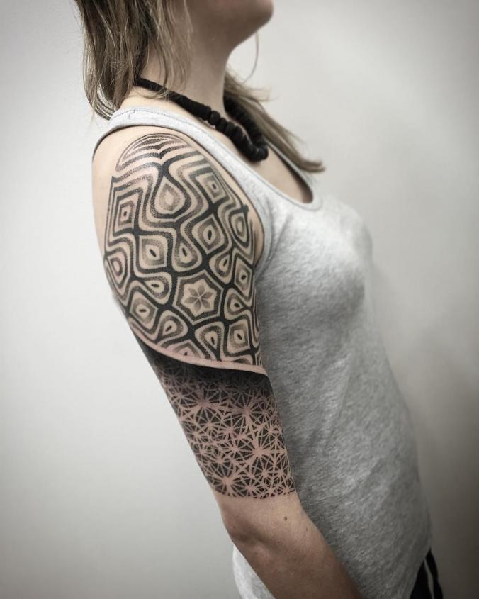 Half sleeve tattoo