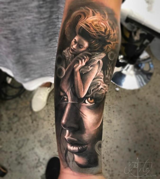 Portrait tattoo