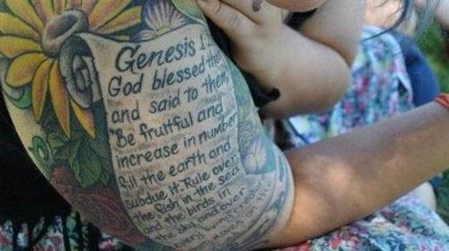 Bible Tattoos from the Book of Genesis