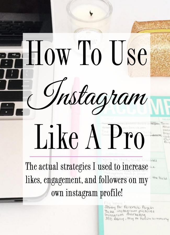 The Classic Brunette: How To Use Instagram Like A Pro