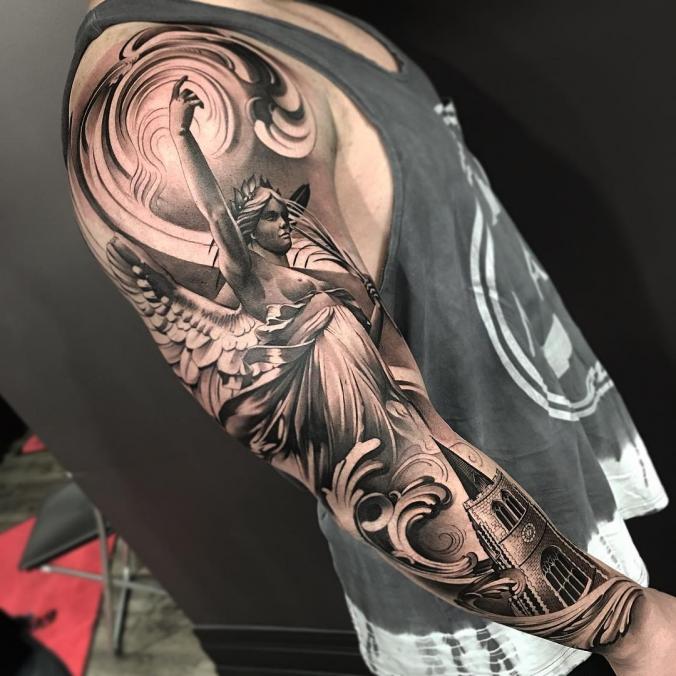 Full sleeve tattoo