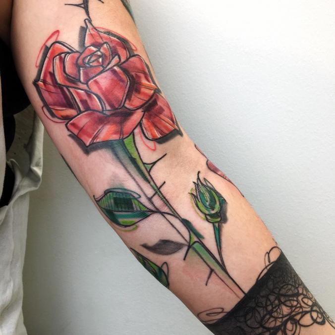 Rose tattoo