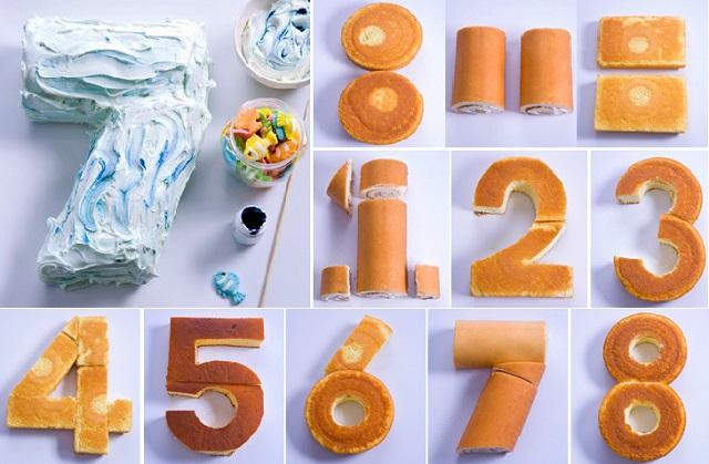How To Make a Number Cake
