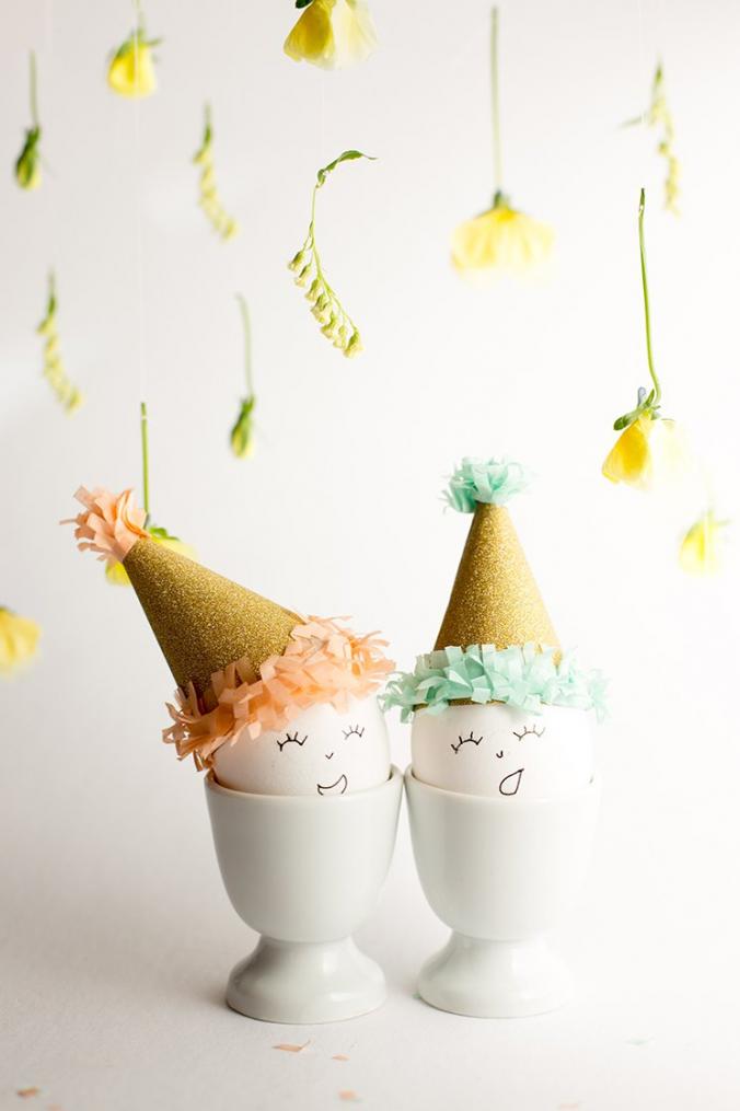 15 Cute and Clever Ways To Decorate Your Easter Eggs This Year - One Good Thing by Jillee