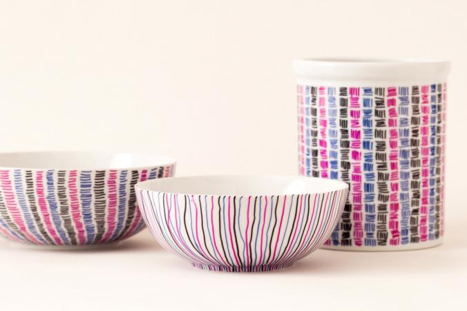 DIY Basics: Make Patterned Ceramics Using Sharpies | Brit + Co