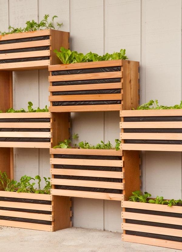 How to: Make a Modern, Space-Saving Vertical Vegetable Garden