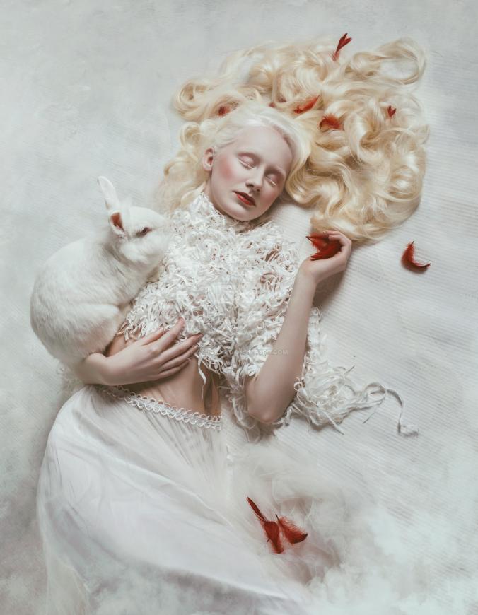 White Alice in Wonderland by Bajgraf