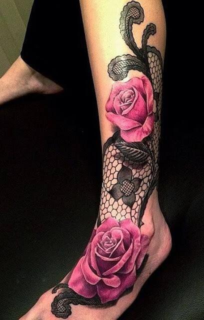Amazing Lace Tattoo Designs - Mytattooland.com
