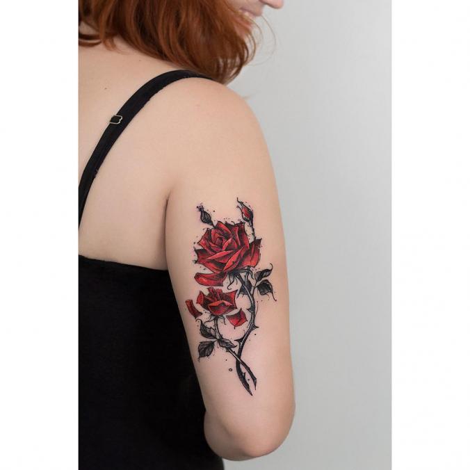 Rose tattoo