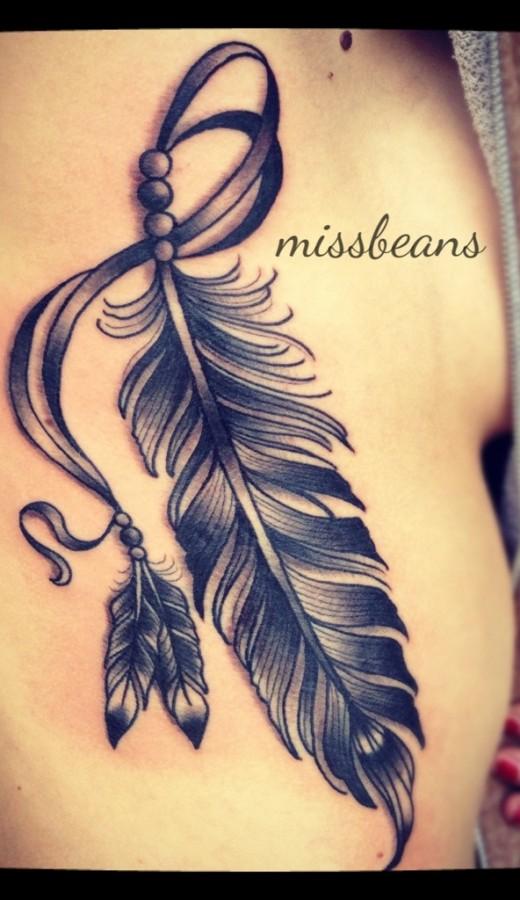 Feather Tattoo big design