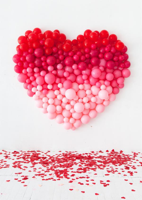 Ombre Heart Balloon Backdrop | Oh Happy Day!