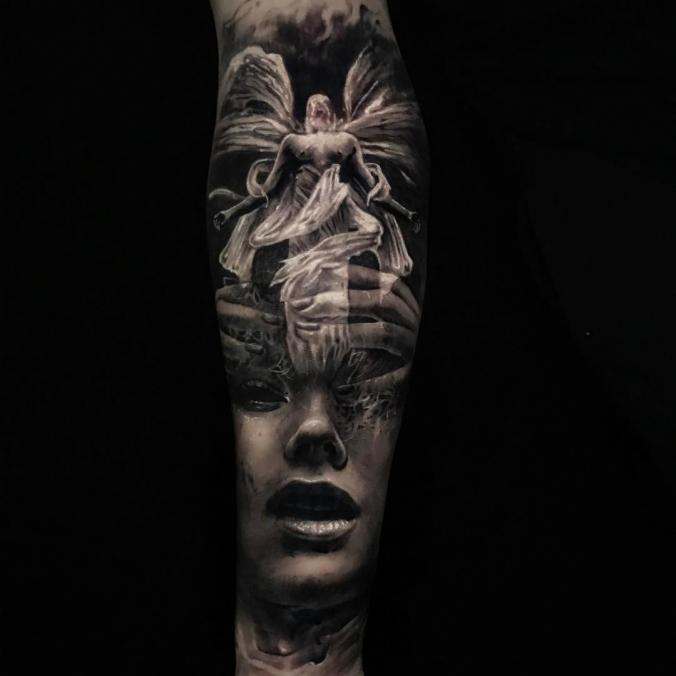 3D Forearm tattoo