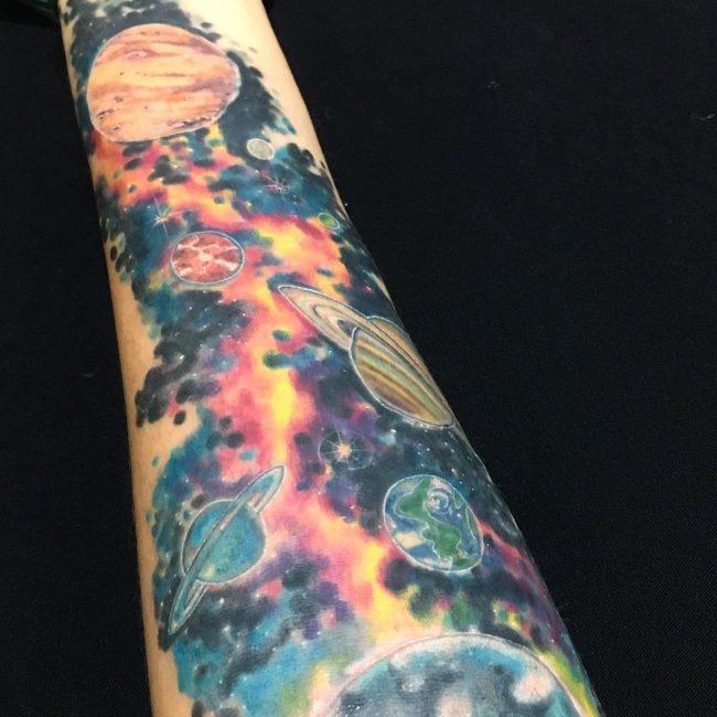 Galaxy tattoo