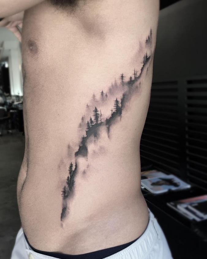 "get lost in nature and you'll find yourself" tattoo