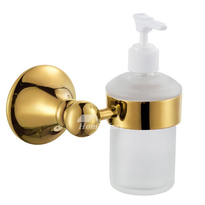 Chrome / Brass / Copper Wall Mount Liquid Soap Dispenser