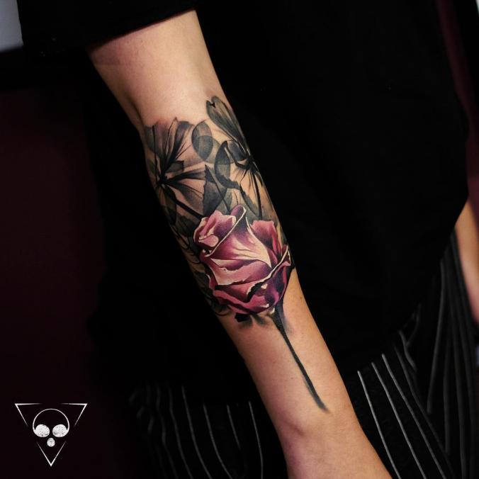 Some flowers tattoo