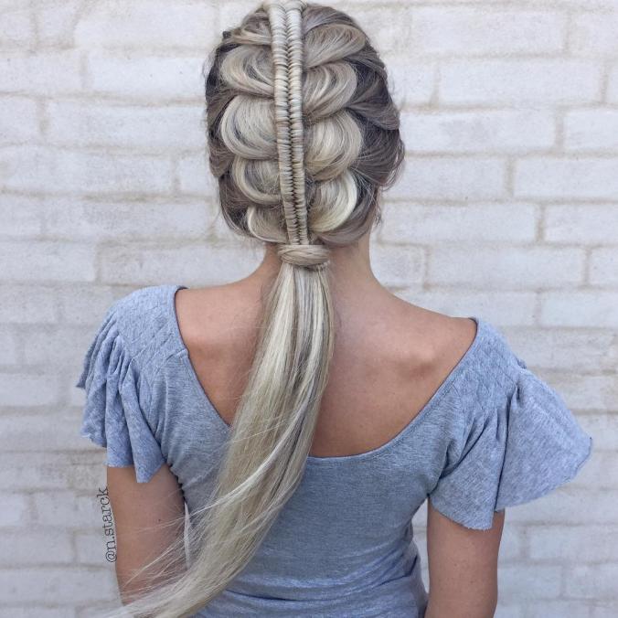 Stacked French Braid
