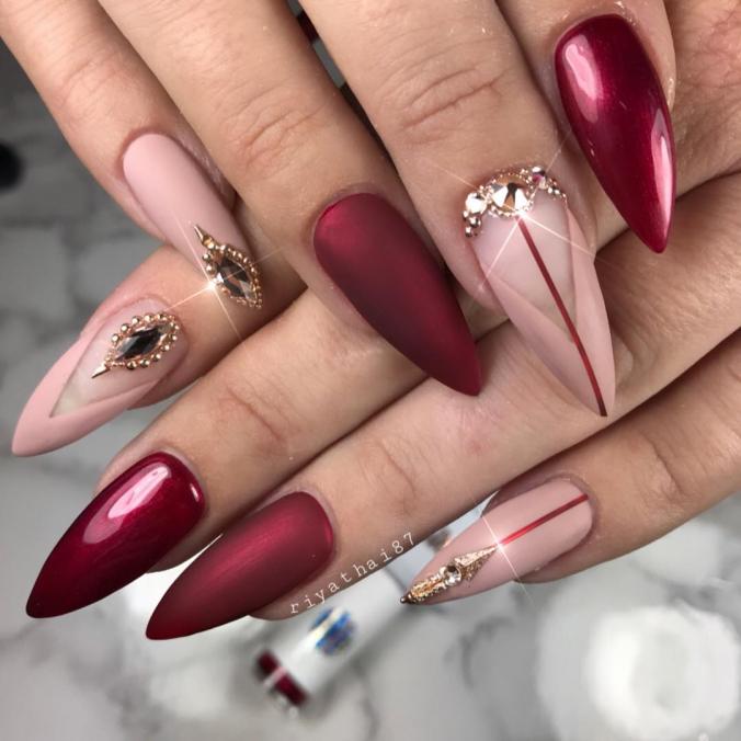 Gorgeous red nail