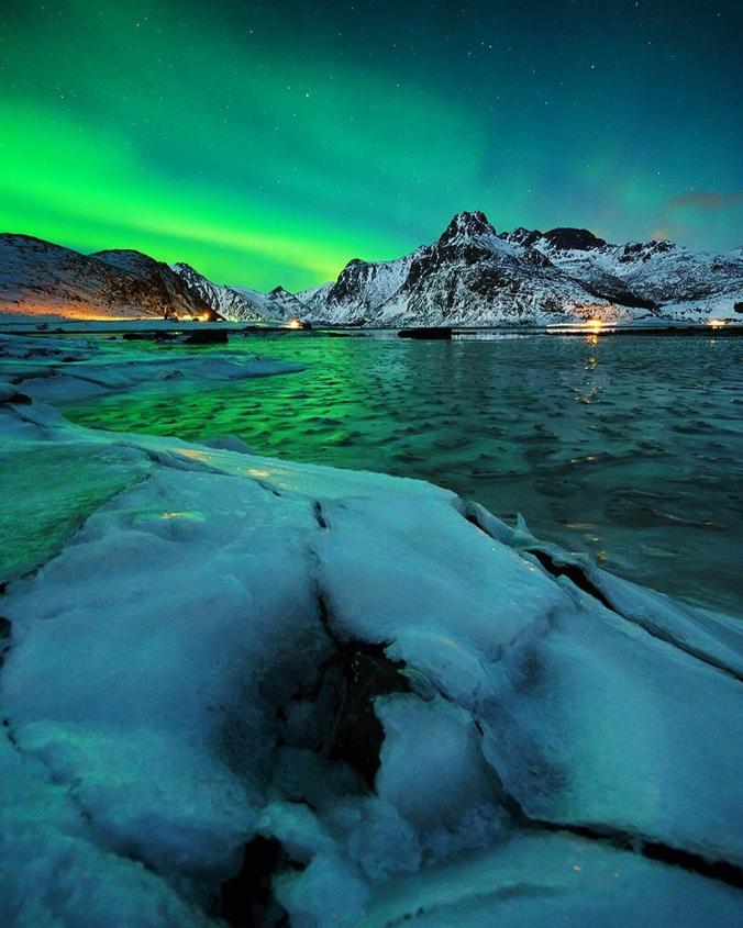 Magical Northern Lights in Norway.